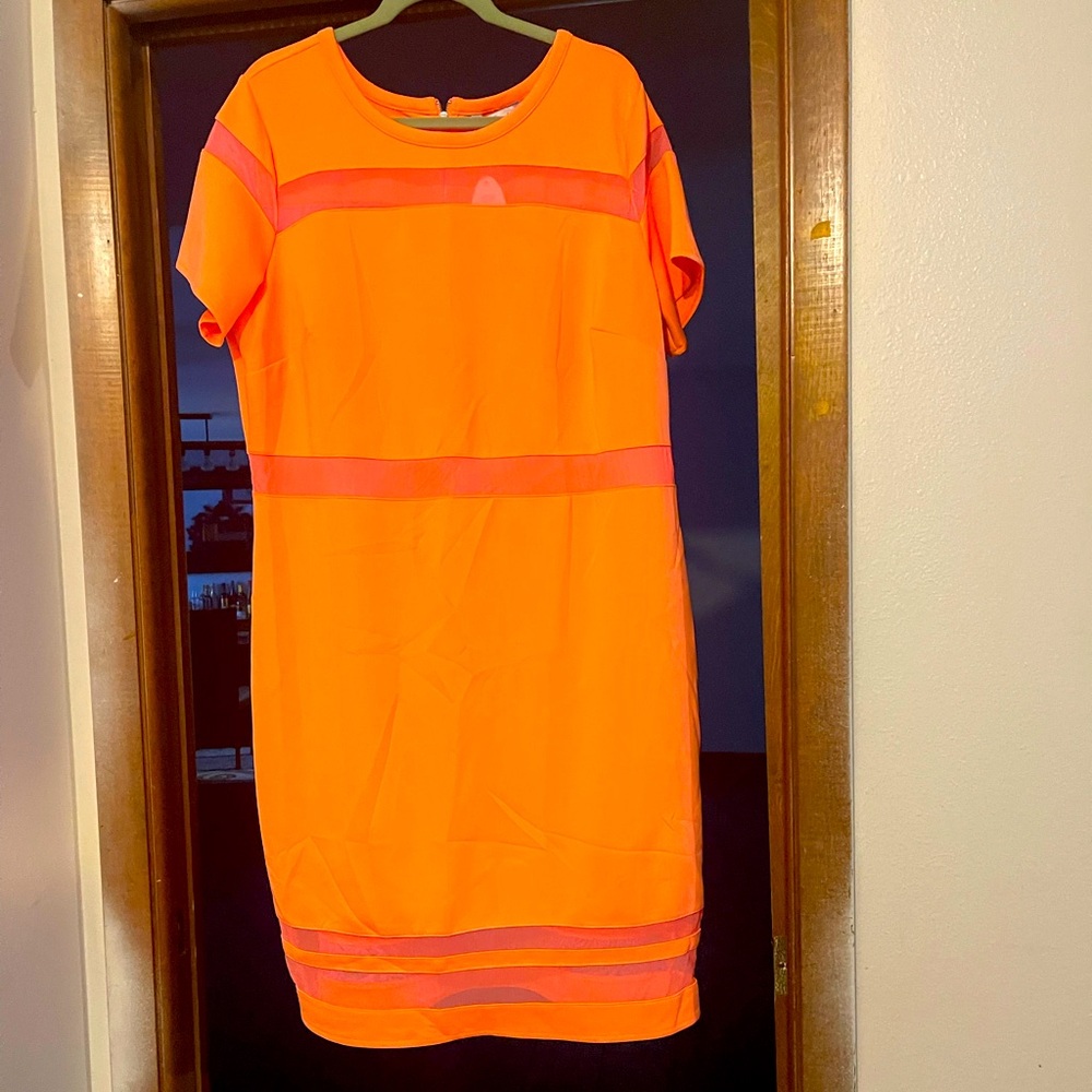 Boutique (JCP) NWT Coral Dress. 2X.